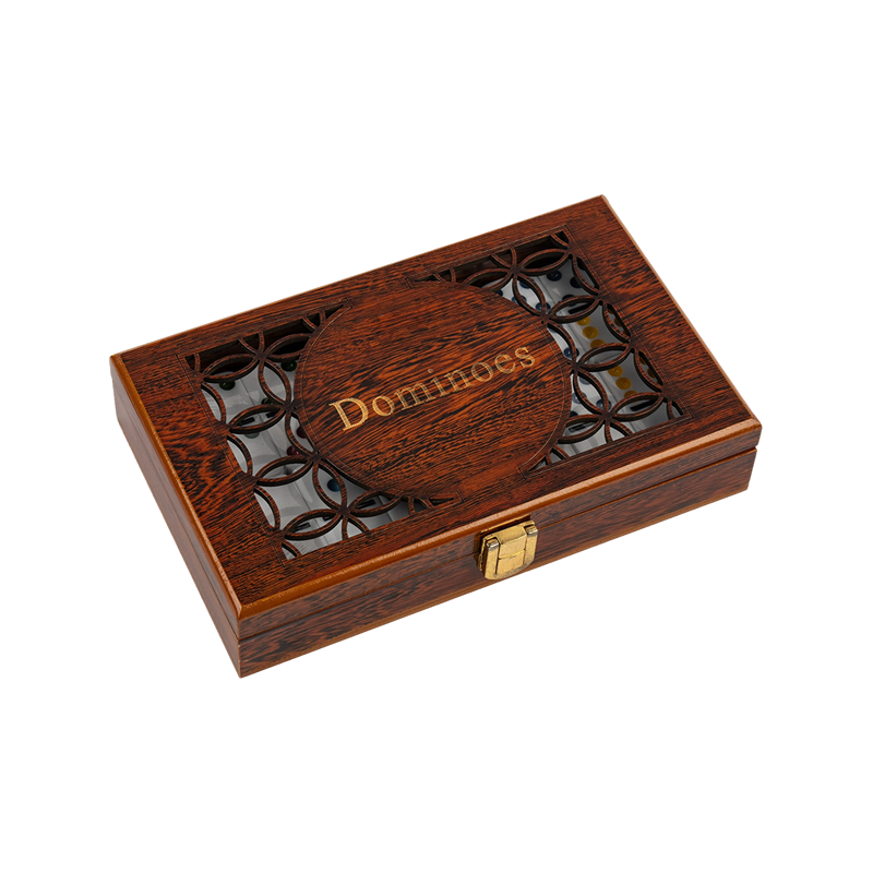Exquisite Double 6 Wooden Box Domino