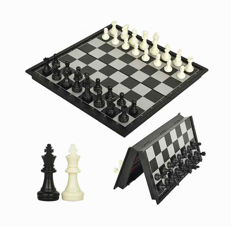 Travel Size Magnetic Plastic Chess Set